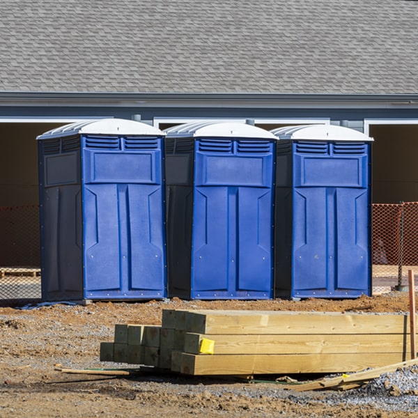 do you offer hand sanitizer dispensers inside the portable toilets in South Creek Washington